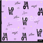 379250 LOVE CORAZONES LILA NEON Z