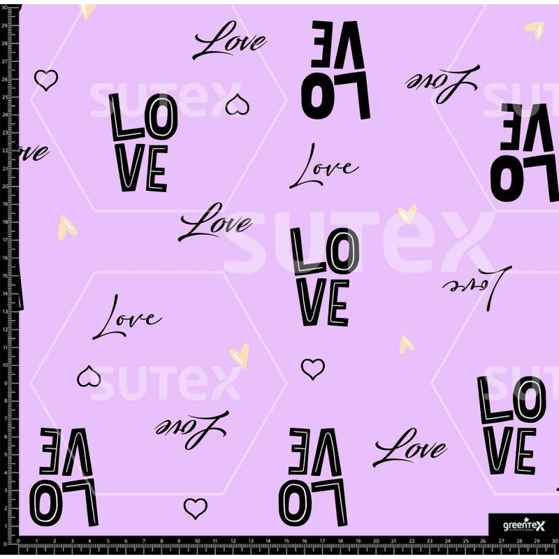 379250 LOVE CORAZONES LILA NEON Z