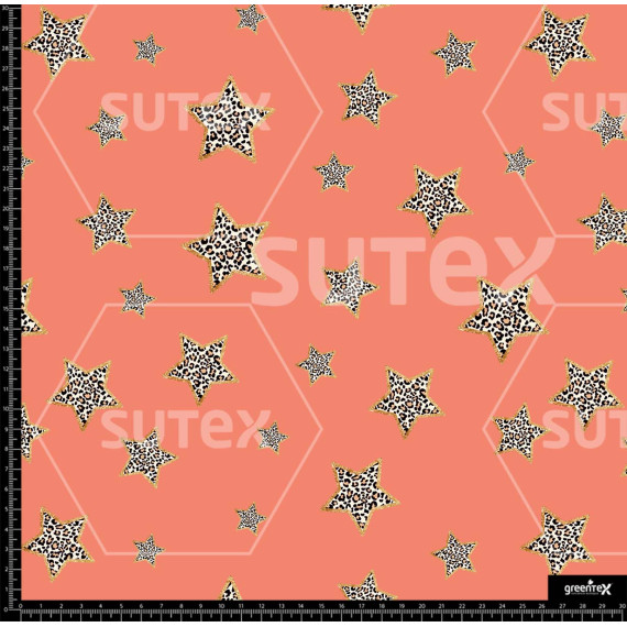 379439 CORAZONES PRINT SALMON NEON Z