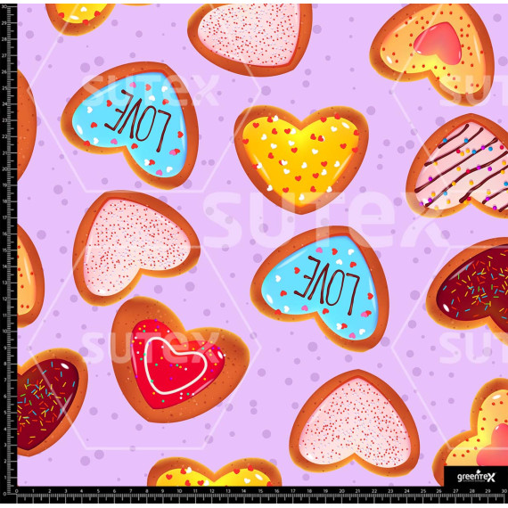 380151 DONUS CORAZONES LILA Z