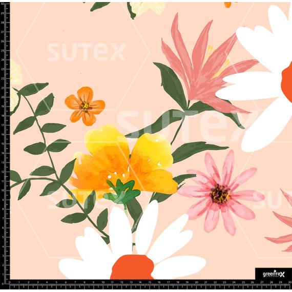 382345 JARDIN EN LIENZO