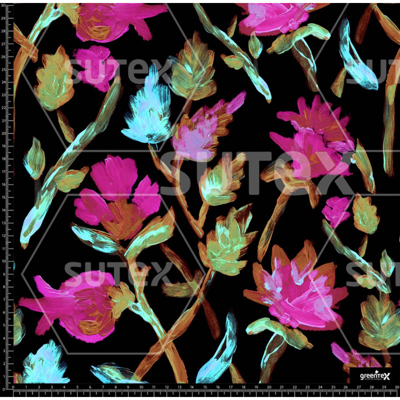 382346 FLORES PINTADAS PINCEL Z