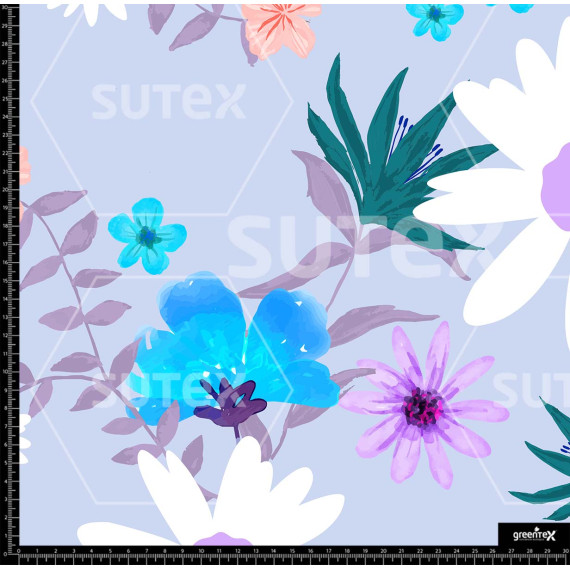 382349 JARDIN EN LIENZO PASTEL Z