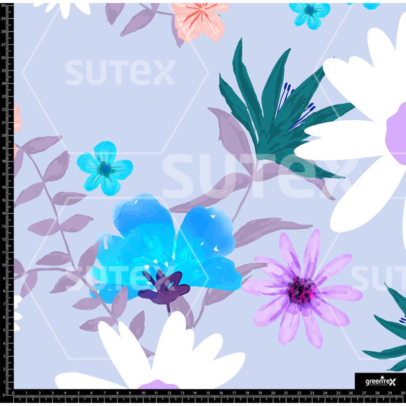 382349 JARDIN EN LIENZO PASTEL Z