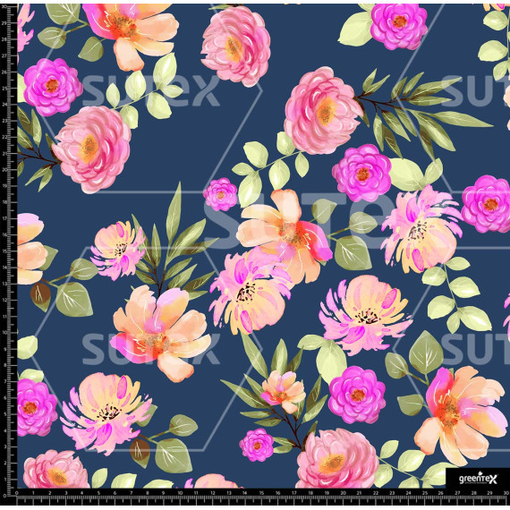 382351 FLORES PINTURA JARDIN NOCHE Z