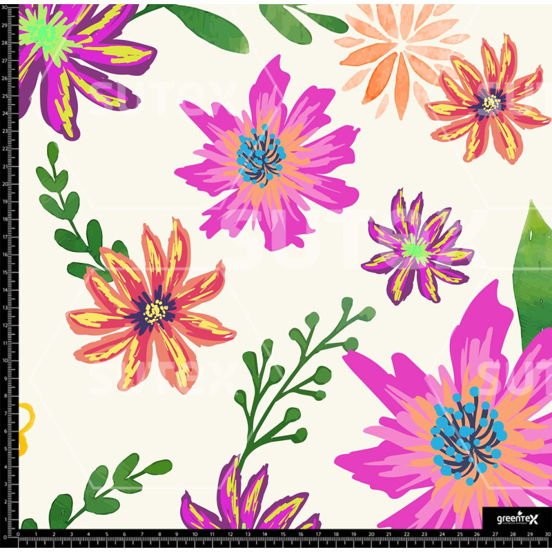 382354 FLORES PINTADAS KIDS COLORS Z