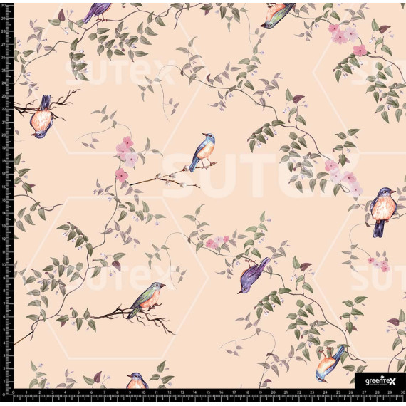 382145 RAMAS CON AVES NEON Z