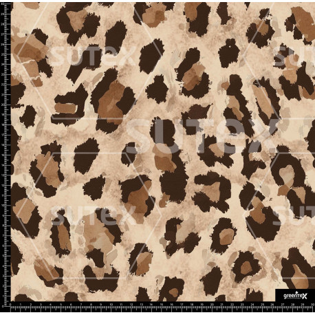 380680 BB LEOPARD GRUNGE STYLE B - Greentex by Sutex
