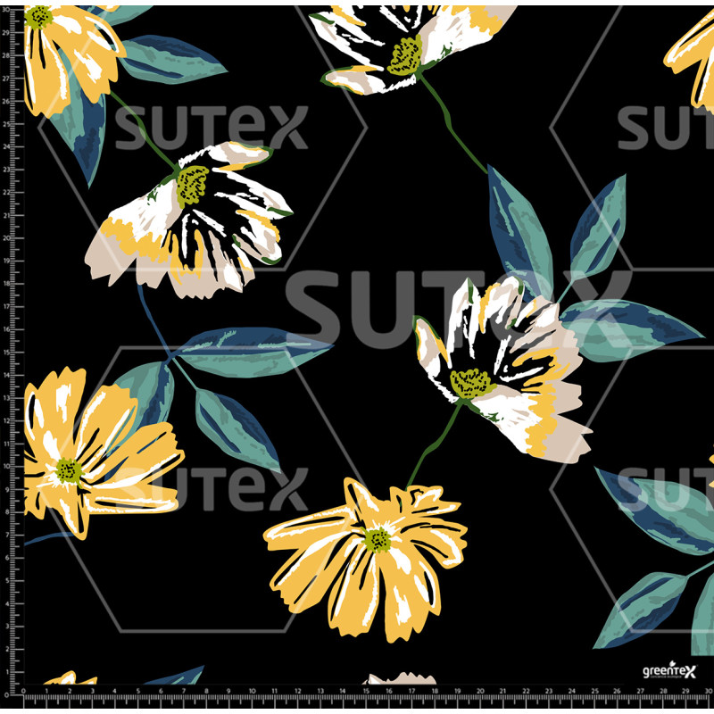 389864 AR FLORES PINRINTADAS NEON AR