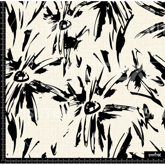 388917 FLORES PINCEL NEGRO Z