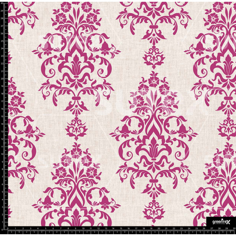 392088 ARABESCOS CON LINO FUCSIA Z