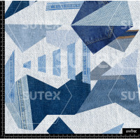 391029 GEOMETRICO DENIM B