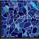 396175 VITRAL AZUL TEXTURA AR