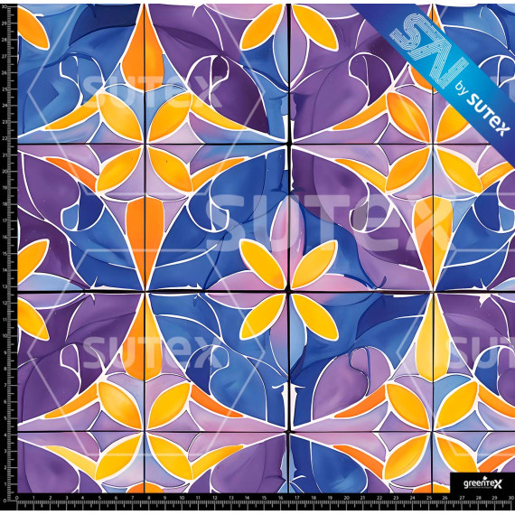 395897 SAI MOSAICO BALDOSA LILA Z
