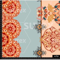 396557 CENEFA FLORAL BOHO Z