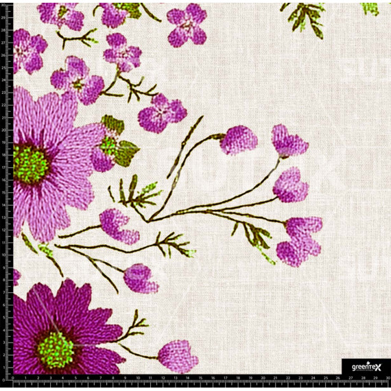 396568 CENEFA FLORAL ROMANTICO ROSA Z