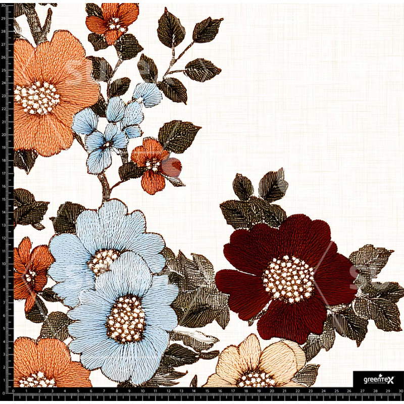 396574 CENEFA DE FLORES TEJIDAS Z