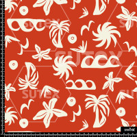 397189 AQ TROPICAL HANDMADE RED AQ