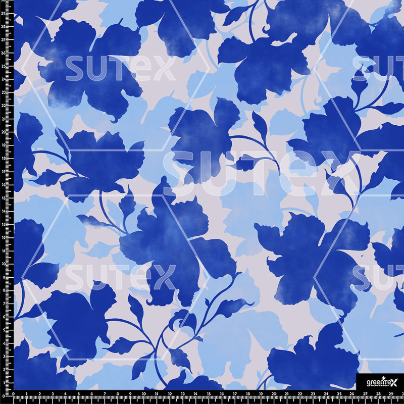 397225 AQ FLORAL RECICLA BLUE AQ