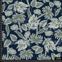 397201 AQ TROPICAL VIBES FONDO AZUL AQ