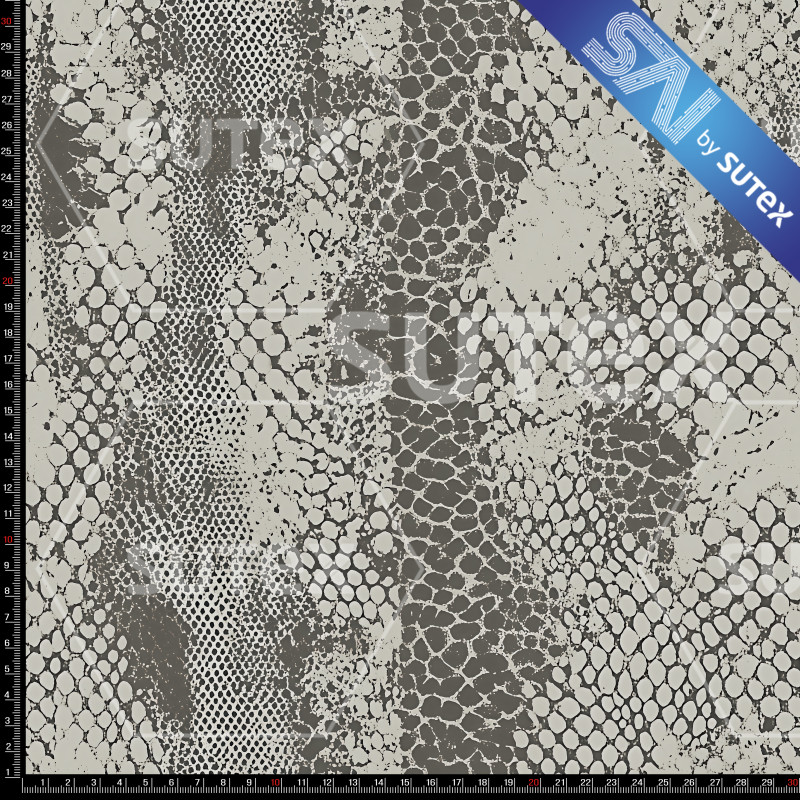 399198 EXCG SUTEX PIEL SERPIENTE GRIS JR