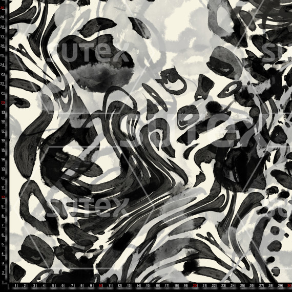 398789 ANIMAL BLURRY LINES BLACK LB