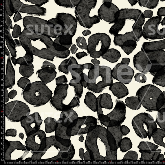 398797 ANIMAL ABSTRACT MANCHAS NEGRO LB