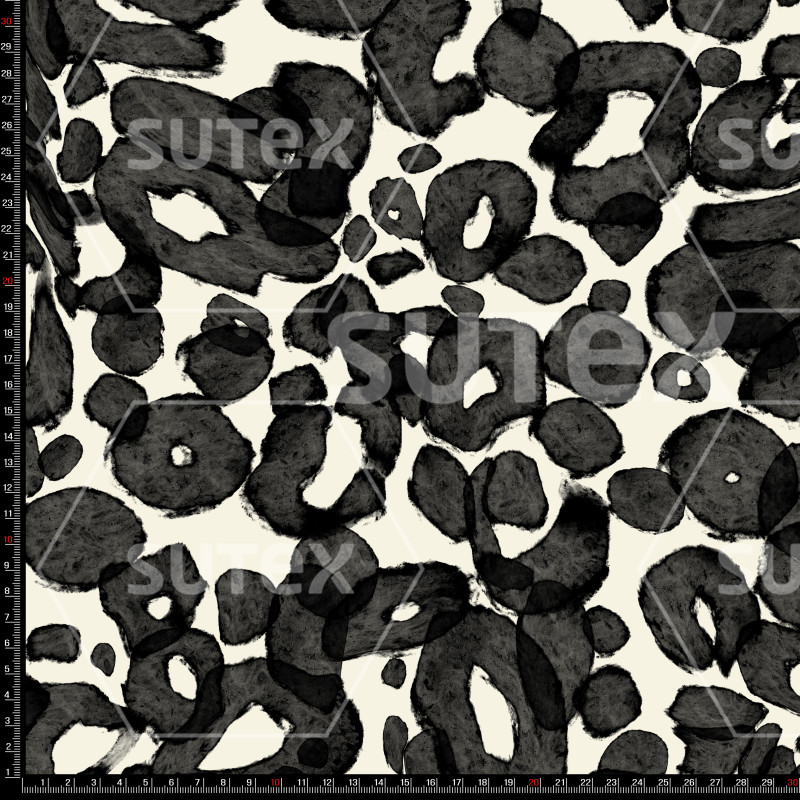 398797 ANIMAL ABSTRACT MANCHAS NEGRO LB