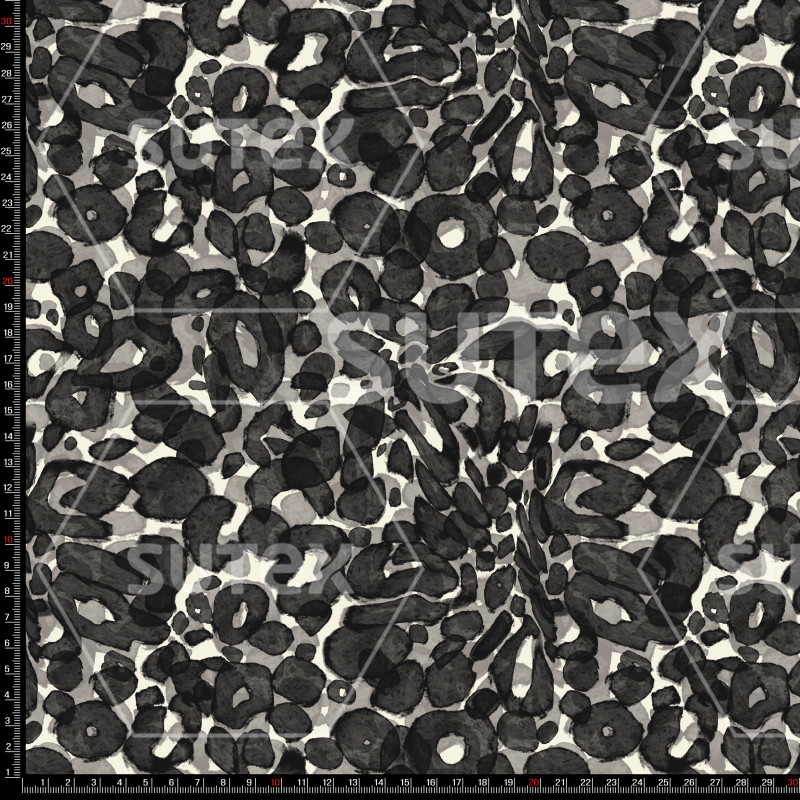 398803 ANIMAL DOTS GRAY LB