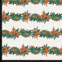 416535 LB LINEAS FLORALES HORIZ LB