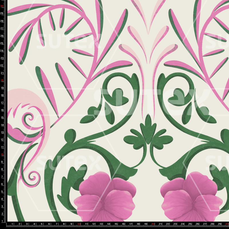 416540 LB ORNAMENTAL CENEFA FLORAL LB