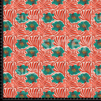 416564 LB SMALL FLORALS RED LB