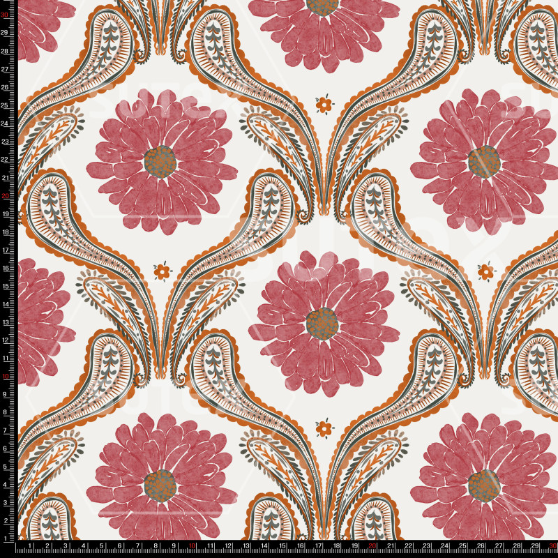 420275 BOHEMIO PAISLEY FLOR A LB
