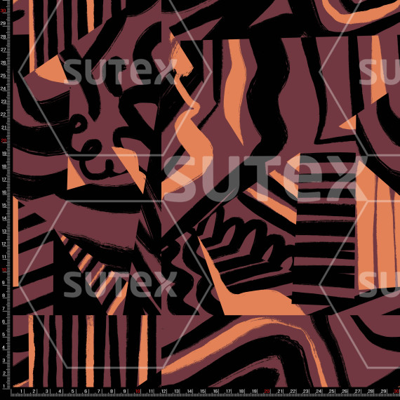 420099 RETRO 70S ABSTRACT B LB