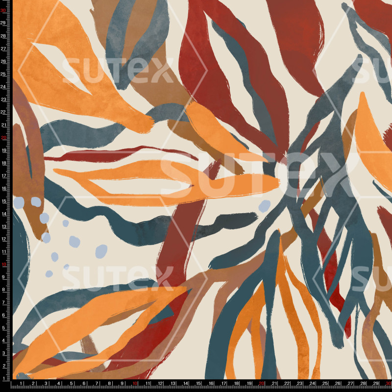 424239 BRUSHSTROKES FLORAL LB