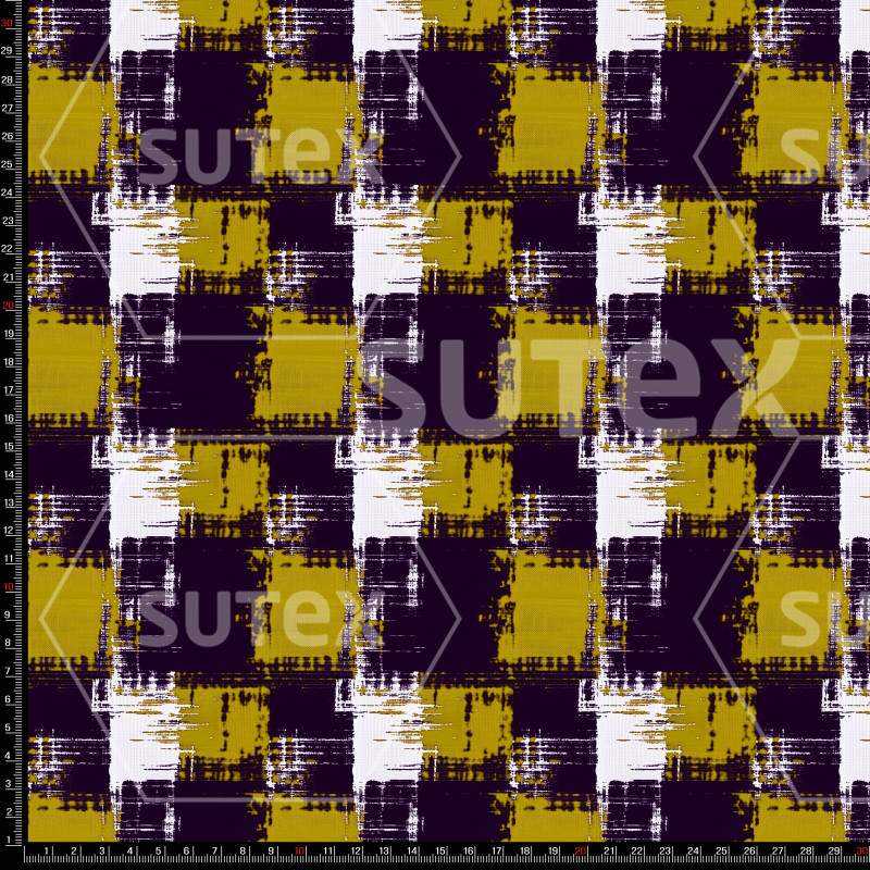 424245 BRUSHSTROKES MANCHAS CUADROS TEJIDOS LB