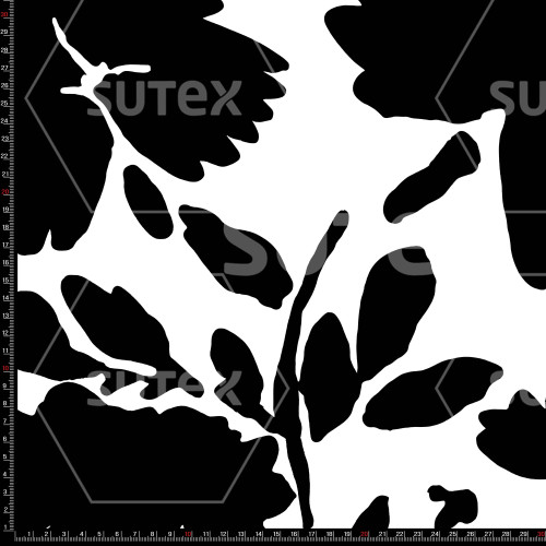 429136 MINIMALIST FLORAL BKWH DM