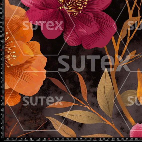436011 AUTUMN FLORAL SAI DM