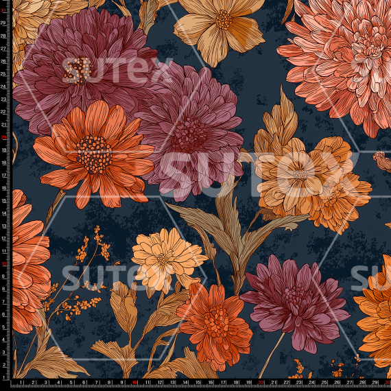 436016 VINTAGE FLORAL SAI DM