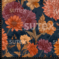 436016 VINTAGE FLORAL SAI DM
