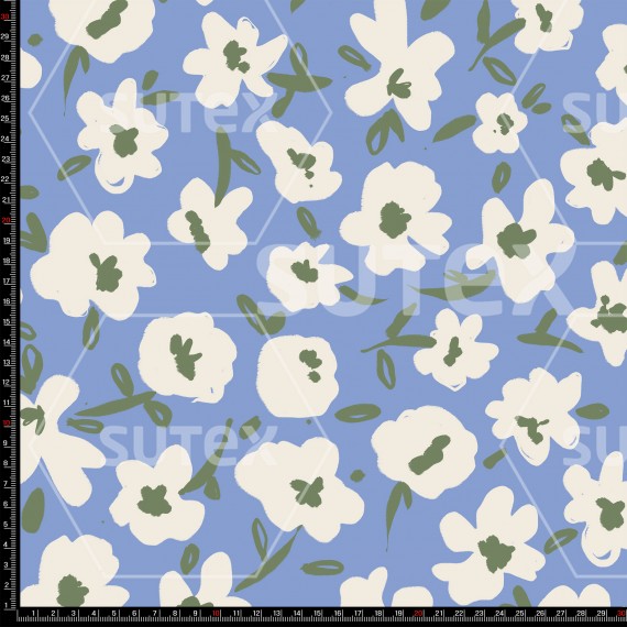 428389 ABSTRACT FLOWERS A 1329 LB