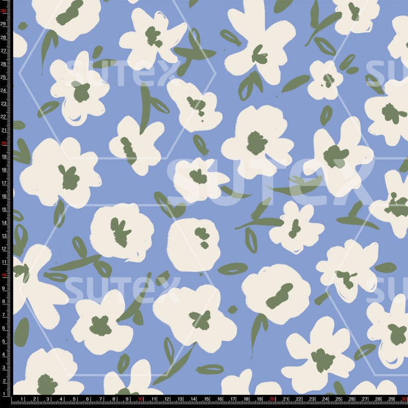428389 ABSTRACT FLOWERS A 1329 LB