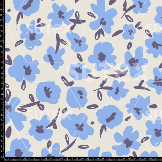 428390 ABSTRACT FLOWERS B 1022 LB