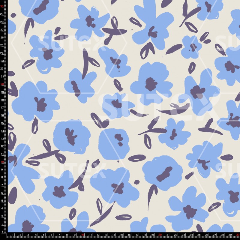 428390 ABSTRACT FLOWERS B 1022 LB